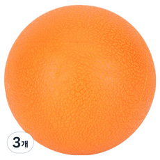 리와일딩 데일리 마시지볼 65 x 65 x 65 mm, 3개, 오렌지