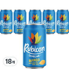 RUBICON 芒果汽水, 330ml, 18個
