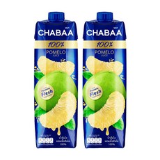 CHABAA 啜吧 柚子汁, 1L, 2瓶