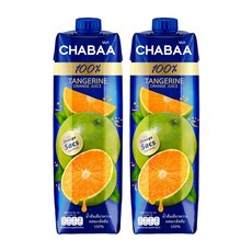 CHABAA 啜吧 柑橘汁, 1L, 2瓶