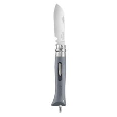 Opinel 法國不銹鋼折刀 No09 多功能工具刀玻璃纖維柄 法國製造 OPI001804792, 灰色柄, 1個