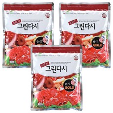 DOOWON 牛肉綠色高湯, 3個, 1kg