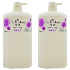 Enchanteur 艾詩 芬香沐浴乳 蜜意花香 柔滑滋養 持久留香 玫瑰精華&保濕因子, 1L, 2瓶