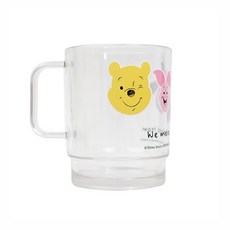 Disney 迪士尼 AS晶瑩水杯, 維尼, 280cc, 1個