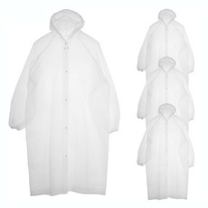 WEEVE 雨衣 風雨衣 EVA 可重複使用雨衣 4入