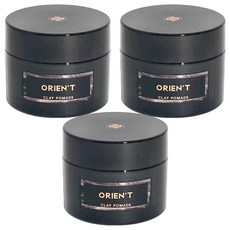 Orien't Clay Pomade, 霧面啞光 自然層次, 優異定型力 重塑性, 保持髮絲整天乾爽, 易清洗 不殘留, 100ml, 3件