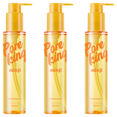 어퓨 모공대장 민지 클렌징 오일, 3개, 150ml