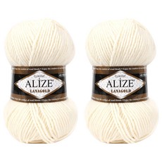 Lana Gold 經典針織紗, 62 淡奶油