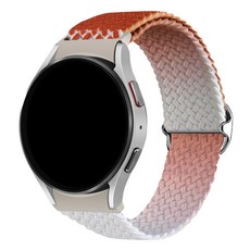 SPACE SHIELD 翼型扣環粉彩錶帶 20mm, 磚紅混色, 1個