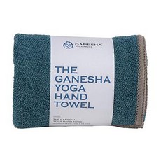 GANESHA YOGA PROPS The Ganesha 瑜珈手巾, 藍綠色, 1入