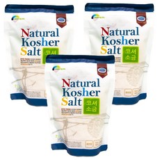 코리아에코텍 코셔 고운소금, 500g, 3개