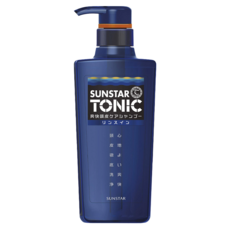 SUNSTAR 三詩達 TONIC 本體 藍色清爽 頭皮二合一洗髮精, 460ml, 1瓶