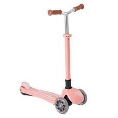 MomnLittle 孩童LED摺疊式滑板車, 粉色