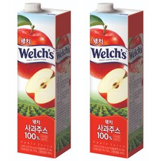 Welch's 威氏 蘋果汁, 1L, 2入