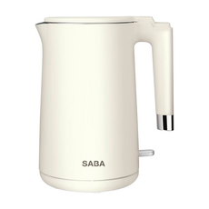 SABA 雙層防燙不鏽鋼快煮壺 1.7L, SA-HK43, 1台