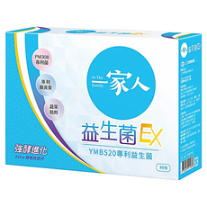 YM BIOMED 陽明生醫 一家人 益生菌EX, 2.5g, 30包, 1盒