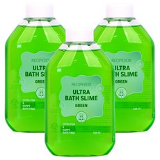 레시피박스 울트라 바스 슬라임 클렌저 그린, 520ml, 3개