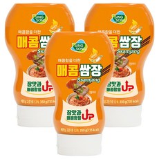 SING SONG 包飯醬 微辣, 3瓶, 350g