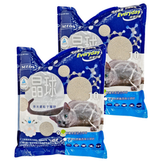 惜時 晶球奈米銀粒子貓砂, 檸檬果香, 10L, 2包