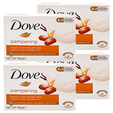 Dove 多芬 香皂 乳木果, 90g, 4盒