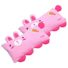 베개 커버 + 메밀속통, 핑크, 2개