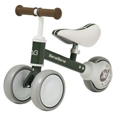BeneBene 幼兒用LED遊戲平衡自行車蹦蹦車, 1個, 橄欖