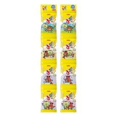 Calbee 卡樂比 Kappa Ebisen 河童蝦條 4小包迷你版 開胃蛋黃醬汁及和風醬汁紫菜口味, 14g, 2組