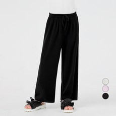 LollyTree 女童涼爽褶皺半寬褲