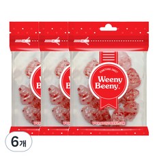 Weeny Beeny 草莓硬糖, 50g, 6袋