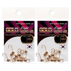 唐吉訶德釣魚黃金Light微型鉛頭鉤, 2包