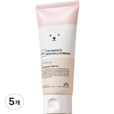 tntn mom's Bear Belly乳霜, 100ml, 5個