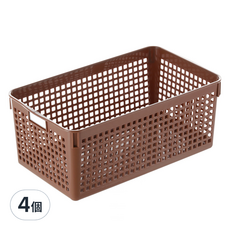 KEYWAY 聯府 實惠方格籃 UK020, 顏色隨機, 4個