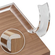 웰티움 충돌방지 모서리 보호대, 투명, 1개