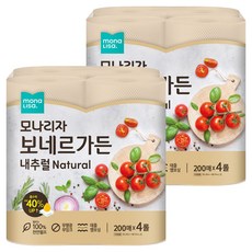 모나리자 보네르가든 내추럴 키친타올, 8개, 200매
