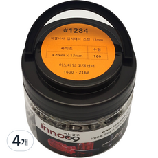 이노공구 접시머리 스텐 직결나사 4.2 x 13 mm 1284, 4개