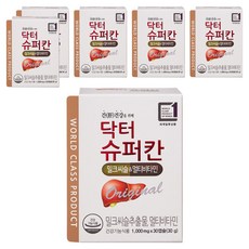닥터슈퍼칸 에이치엘사이언스 밀크씨슬 멀티비타민 30g, 30정, 6개