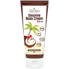 Label Young Shocking椰子潤膚霜, 200ml, 1條