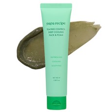 papa recipe 茶樹控油深層涼感潔面乳, 100ml, 1個