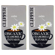 클리퍼 유기농 카모마일차, 20개입, 2개, 1.5g