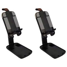 折疊式桌面手機架 12.5 x 8.3cm 2個, 顏色隨機, 1盒, Z1