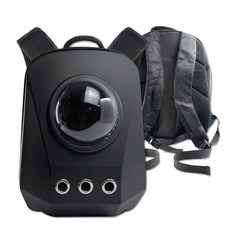 Goodin Wellro 寵物太空艙外出後背包, 黑色