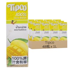 Tipco 芒果綜合果汁, 48瓶, 1L