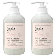 jmella 法式漫舞香水沐浴乳 No.01 Blooming Peony, 法國訂製香氛，含植物精油，無添加化學成分, 500ml, 2瓶