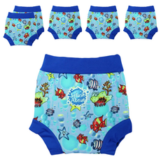 Splash About Happy Nappy 游泳尿布褲 適合3-8個月大的寶寶, M(6~11kg), 6件