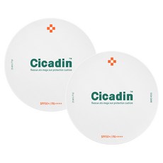 미샤 시카딘 레스큐 아토 왕 선쿠션 SPF50+ PA++++, 25g, 2개