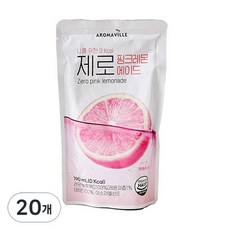 AROMAVILLE 零卡粉紅檸檬汽水, 190ml, 20包