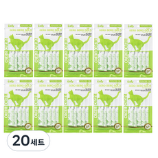 더캣츠 미니 베로베로 골드 고양이간식 10g x 5p, 치킨 + 산양유크림 혼합맛, 20세트