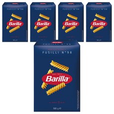 바릴라 푸실리, 500g, 5개