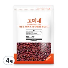 고미네 팥, 500g, 4개