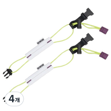 ISE MOUNT 小島嶼山 克萊布爾戶外發光腕帶, 螢光, 4個